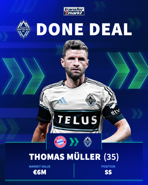 Thomas Müller to Vancouver Whitecaps